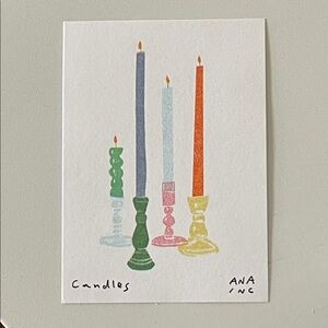 ANASTASIA INCIARDI Candles Mini Print